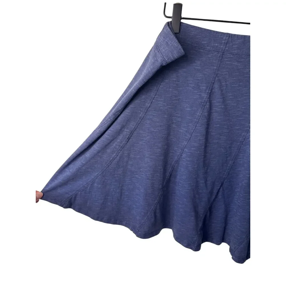 TOAD & CO ChaChaCha Pull On A Line Mini Skirt Blue Size XL